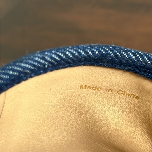 VERONICA BEARD Dacey Blue Denim Buckle Clogs size 7 New - Picture 7 of 12